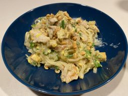 recette simple pad thaï poulet cacahuète